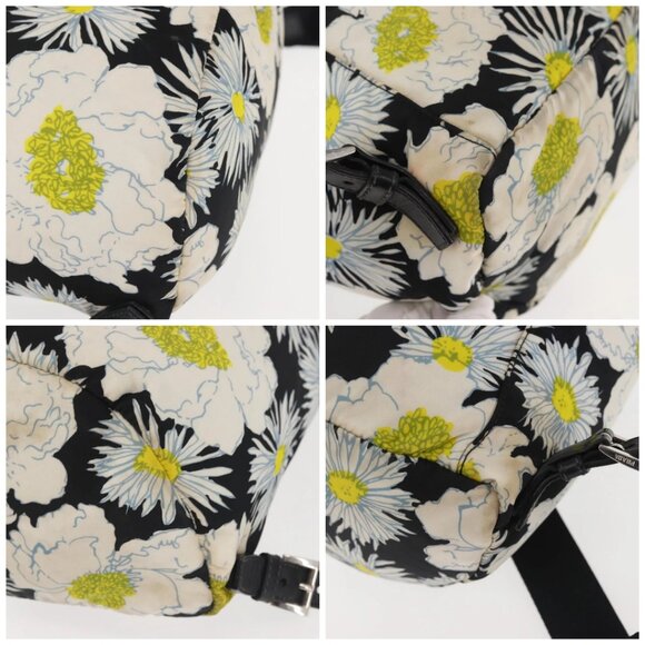 PRADA Backpack Nylon Black Silver Auth am9106 - Picture 16 of 16